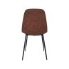 Charlie vintage leren kuipstoelen cognac