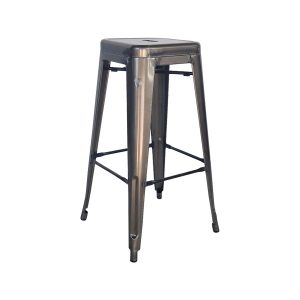 Super-Seat | Tolix Terrace Barstool | Aspect vintage robuste, métal en design industriel. Pieds fins et assise carrée. | Mobilier de restauration