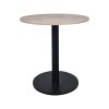 Socle de table bistro rond noir