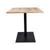 Socle de table bistro design noir