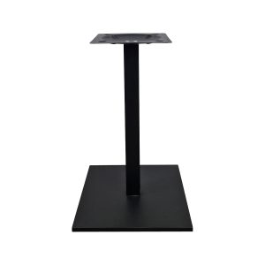 Super-Seat | Design Bistro Table Pedestals Black | Black metal pedestals with a minimalist design and sturdy support. | Hospitality Furniture