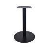 Super-Seat | Bistro Table Pedestals Round Black | Piédestal de table en métal noir avec base ronde et plateau carré, moderne et fonctionnel. | Mobilier de restauration