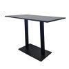 Socle de table de bar / table haute design double 108 cm