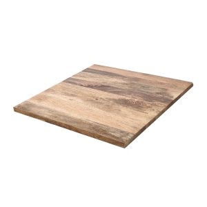 Super-Seat | Tischplatten aus massivem Mangoholz 70x70cm | Hellbraunes Holz mit sichtbarer Maserung, gerade Kanten, modernes und schlankes Design. | Catering Möbel