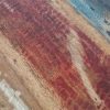 Massief houten vintage tafelbladen color the world 70x70cm