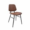 Miles Retro horeca stoelen vintage Cognac