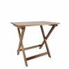 Super-Seat | The Vintage wooden bistro folding tables Parade 80x60cm | Wooden folding table with natural finish, X-shaped legs. | Hospitality Furniture