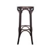 Thonet bentwood café barkrukken oud bruin