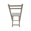 Chaise pliante de bar, chaise pour terrasse  Witte de Wit