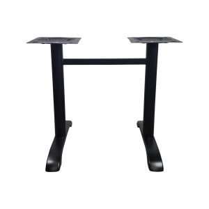 Super-Seat | The Hospitality Bistro Table Frames | Schwarzes Stahlgestell, schlanke Form; ideal für eine Vielzahl von Tischplatten. | Catering Möbel