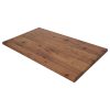 Super-Seat | Werzalit hospitality table tops teak 120x70cm | Teak table top, rectangular, visible grain, smooth surface, natural beauty. | Hospitality Furniture