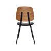 Miles Retro horeca stoelen hout / zwart