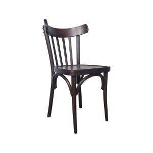 Super-Seat | De Thonet Bentwood Caféstoelen | Donker hout, klassieke stijl met gebogen rugleuning, verticale spijlen, tijdloze elegantie. | Horecameubilair