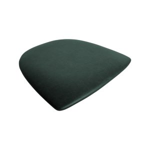 Super-Seat | Thonet Sitz grün | Dunkelgrünes, keilförmiges Kissen; glatte Oberfläche, weiches Material für Thonet Stühle und Hocker. | Catering Möbel