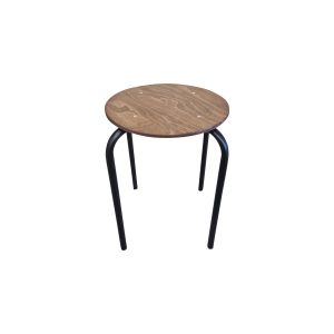 Super-Seat | Tabouret Vanitas Schulhocker schwarz | Zwarte Metall Potentiometer, nicht zitvlak. Minimalistisches und klassisches Design. | Horecameubilair