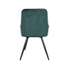 Diamond velvet hospitality chairs green