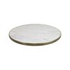 Werzalit horeca ( terras ) tafelbladen marmer goud 70cm rond