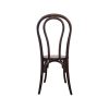 Chaise empilable en bois Thonet Vienna marron foncé