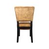 Chaise de bar Lisa Rome velours ocre