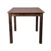 Table de café horeca Parker brune 80 x 80 cm