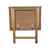 Table pliante vintage Parade look en bois 80 x 60 cm