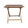 Table pliante vintage Parade look en bois 80 x 60 cm