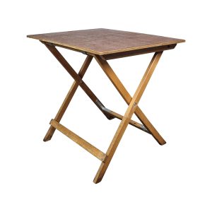 Super-Seat | De Paradelook vintage houten klaptafel | Bruin hout, vintage uitstraling, blij oppervlak, vergelijkbare houtnerf. | Horecameubilair