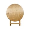 Table pliante bistro vintage en bois Parade rond 78 cm