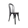 Super-Seat | The Vienna Thonet wooden stacking chair black | Chaise en bois noire à dossier rond, d'une simplicité élégante dans un design classique. | Mobilier de restauration