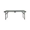 Table de campagne uniques Army, table pliante militaire verte 182 x 70 cm