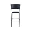 Tabourets de bar Aviator noir