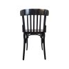 Mister Thonet houten bistro stoelen zwart