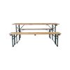 Ensemble de bancs de brasserie vintage, set de pique-nique 180 x 50 cm