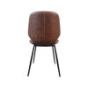 Seashell Ocean vintage leren stoelen cognac