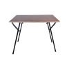 Table d'examen vintage Lelie / table pliante brune 90 x 60 cm