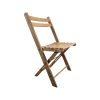 Super-Seat | Casa Vintage Wooden Folding Chair | Chaise pliante en bois avec grain de bois visible, aspect rustique dans des tons naturels. | Mobilier de restauration