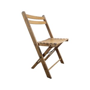 Super-Seat | Casa Vintage Wooden Folding Chair | Klappstuhl aus Holz mit sichtbarer Holzmaserung, rustikaler Look in Naturtönen. | Catering Möbel