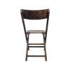 Kingston vintage wooden folding chairs brown