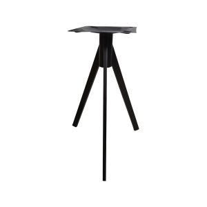 Super-Seat | The 3-leg hospitality table pedestals design black | Black, metal; minimalist tripod design ideal for lightweight tables. | Hospitality Furniture