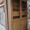 Vintage eiken buffet kasten, landelijke display kast