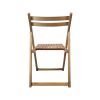 Beukie vintage wooden folding chairs sand color