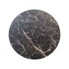 HPL hospitality table tops black marble round 70cm