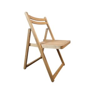 Super-Seat | The Beukie vintage wooden folding chairs sand-coloured | Chaises pliantes en bois de couleur sable avec charnières en métal, faciles à plier. | Mobilier de restauration