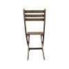 Oxford vintage wooden folding chairs brown