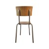 Chaises scolaires industrielles Toby Tubax Pagholz 1973