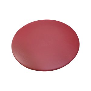 Super-Seat | De Thonet zitting rond bordeaux rood | Rond kussen, bordeauxrood, met structuur en blij oppervlak voor Thonet stoelen. | Horecameubilair