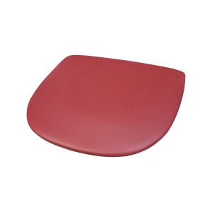 Super-Seat | The Thonet Seat Bordeaux | Coussin en cuir rouge bordeaux, lisse et élégant, idéal pour les chaises élégantes et les tabourets de bar. | Mobilier de restauration