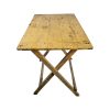 v. Stokkum vintage wooden Parade folding tables 80x55cm