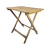 Super-Seat | The v. Stokkum Vintage Wooden Parade Folding Tables 80x55cm | Rustic, unruly wood in visible grain and aged texture |. | Hospitality Furniture