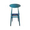 Super-Seat | A blue chair with minimalist design | Blue chair, round back, four legs; combines modern and retro charm; ideal for hospitality. | Hospitality Furniture